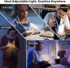 Luxjet LED Hug Light Rechargeable Neck Book Lights
