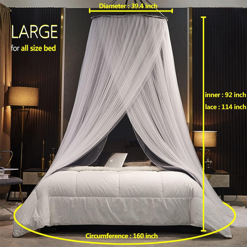 Luxurious Bed Canopy for Girls Adults Large Elegant