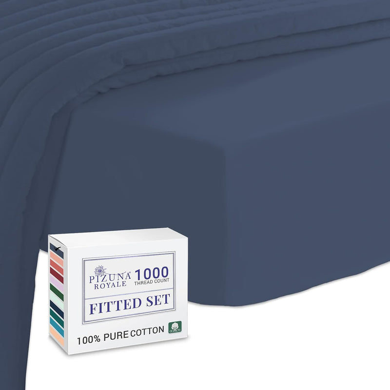 Luxurious Cotton King Size Fitted Sheet Thread Count