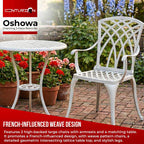 Luxurious Garden and Patio Table 2 Large Chairs