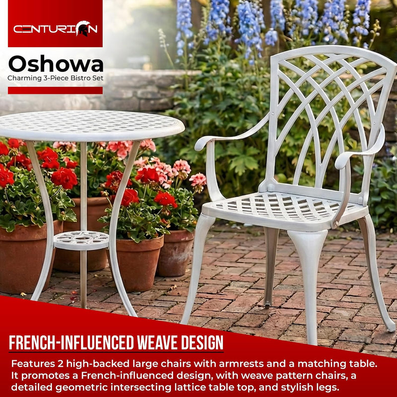 Luxurious Garden and Patio Table 2 Large Chairs