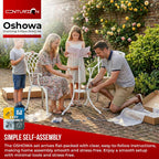 Luxurious Garden and Patio Table 2 Large Chairs