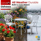 Luxurious Garden and Patio Table 2 Large Chairs