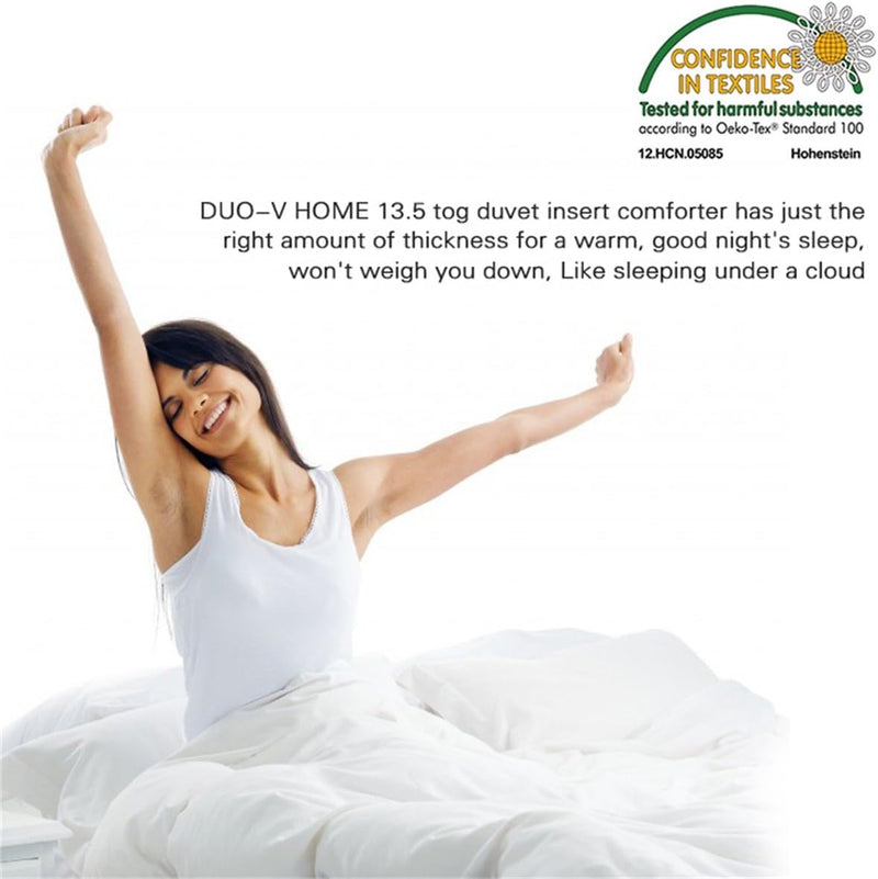Luxury 50% Goose Feather Down Duvet Quilt 13.5