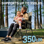 Luxury Camping Chair Folding for Adults (Set of 2)