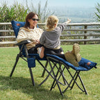 Luxury Camping Chairs 2 Set for Adults