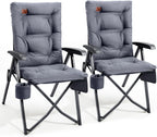 Luxury Camping Chairs 2 Set for Adults