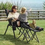 Luxury Camping Chairs 2 Set for Adults