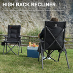 Luxury Camping Chairs 2 Set for Adults