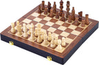- Luxury Chess Set in Solid Wood Folding