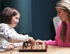 - Luxury Chess Set in Solid Wood Folding