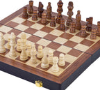 - Luxury Chess Set in Solid Wood Folding
