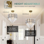 Luxury Crystal Modern Chandelier Round Pendant Light