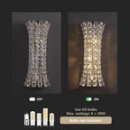 Luxury Crystal Wall Sconce Light Modern K9 Lighting