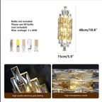 Luxury Crystal Wall Sconce Light Modern K9 Lighting