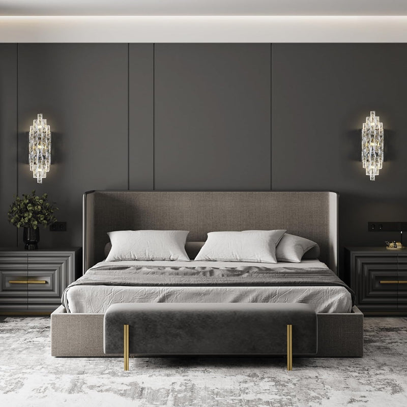 Luxury Crystal Wall Sconce Light Modern K9 Lighting