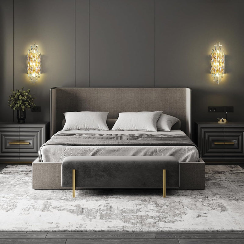 Luxury Crystal Wall Sconce Light Modern K9 Lighting