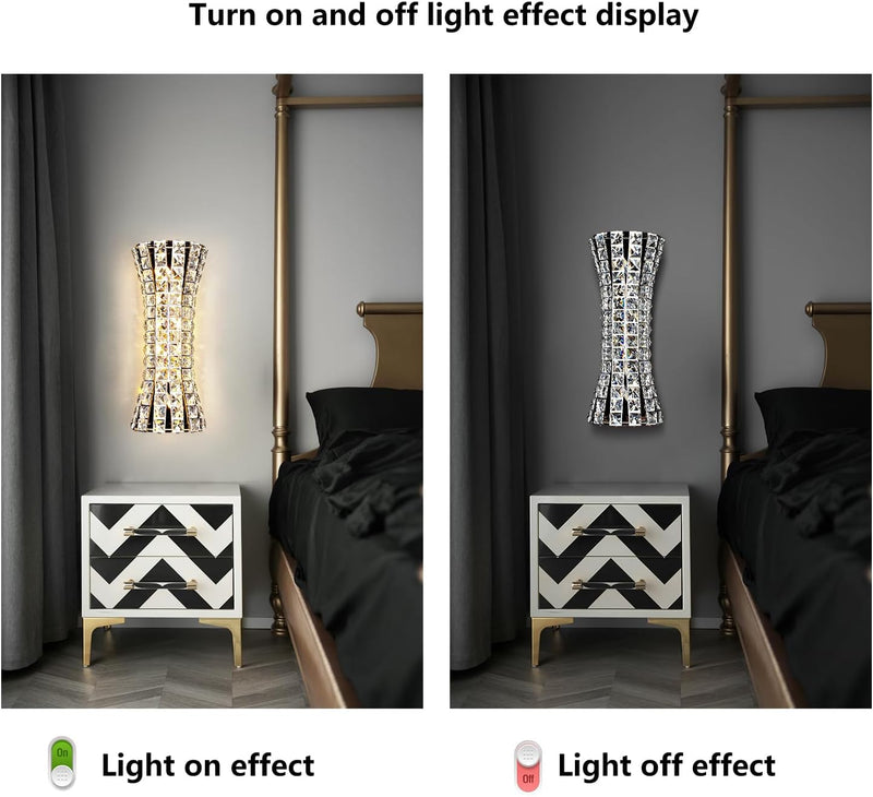 Luxury Crystal Wall Sconce Light Modern K9 Lighting