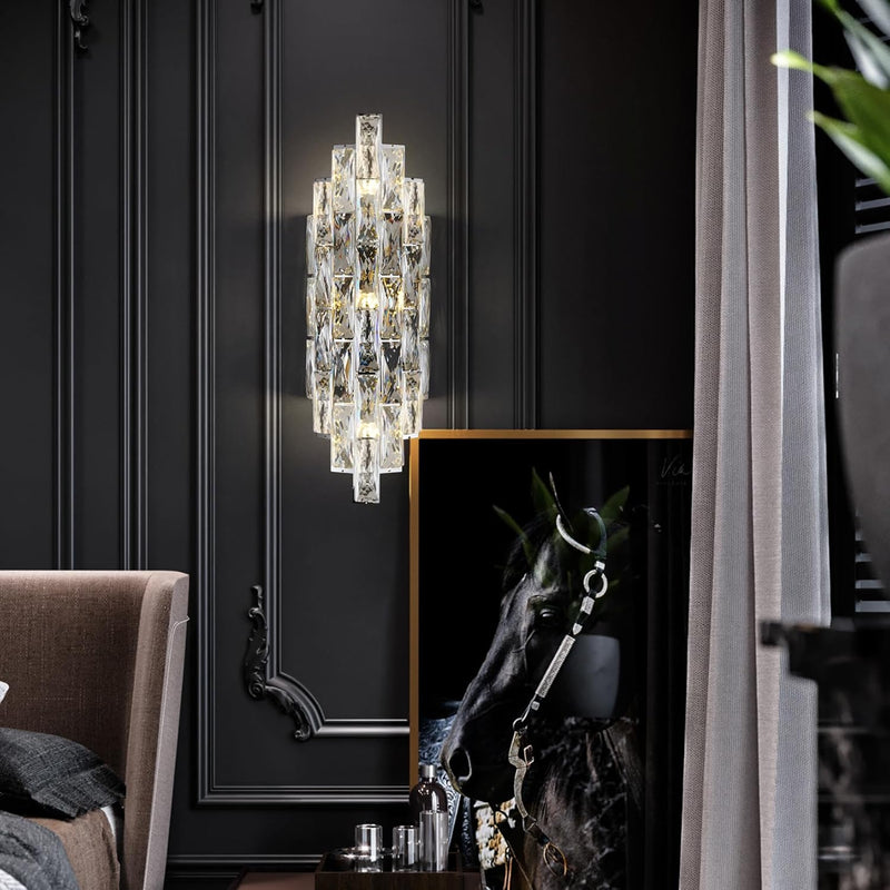 Luxury Crystal Wall Sconce Light Modern K9 Lighting