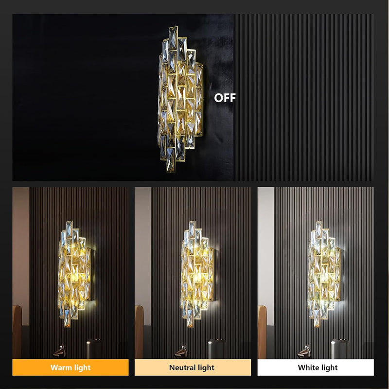 Luxury Crystal Wall Sconce Light Modern K9 Lighting