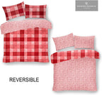 Luxury Denim Check Bedding Set Tartan Duvet Cover