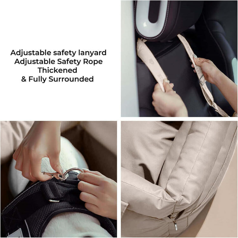 Luxury Dog Car Seat for Small Medium Dogs