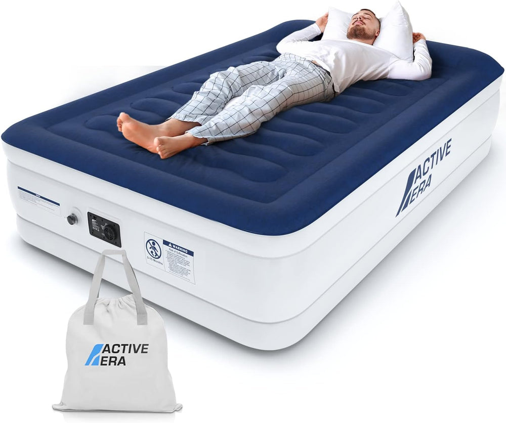 Luxury Double Inflatable Mattress with Built-In Electric Pump