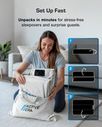 Luxury Double Inflatable Mattress with Built-In Electric Pump