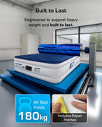 Luxury Double Inflatable Mattress with Built-In Electric Pump