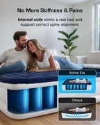 Luxury Double Inflatable Mattress with Built-In Electric Pump