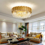 Luxury E14 Crystal Chandelier 2 in 1 Chandeliers
