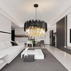 Luxury E14 Crystal Chandelier 2 in 1 Chandeliers