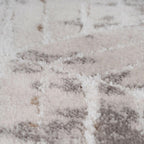 Luxury Greige Art Deco Hallway Runner Rug Neutral