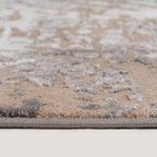 Luxury Greige Art Deco Hallway Runner Rug Neutral