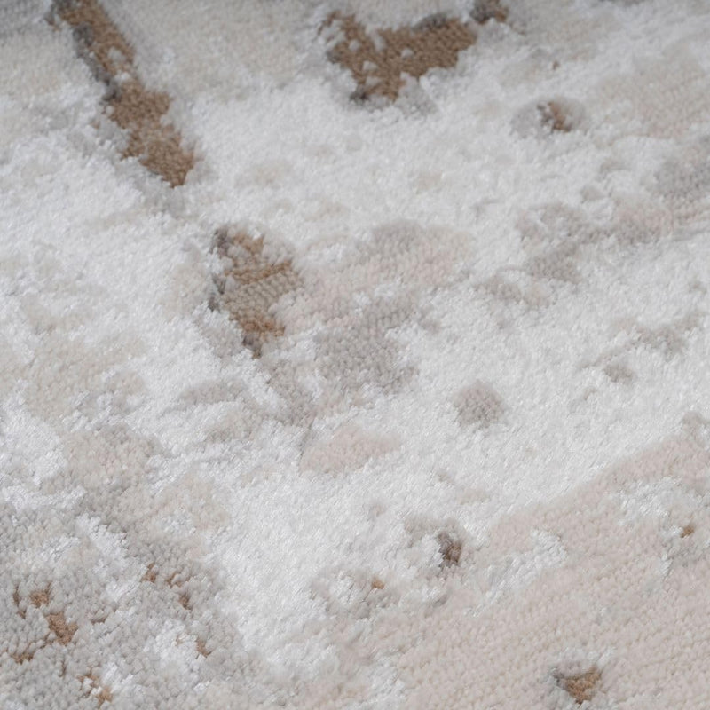 Luxury Greige Painterly Living Room Area Rug Neutral