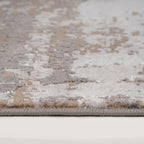 Luxury Greige Painterly Living Room Area Rug Neutral