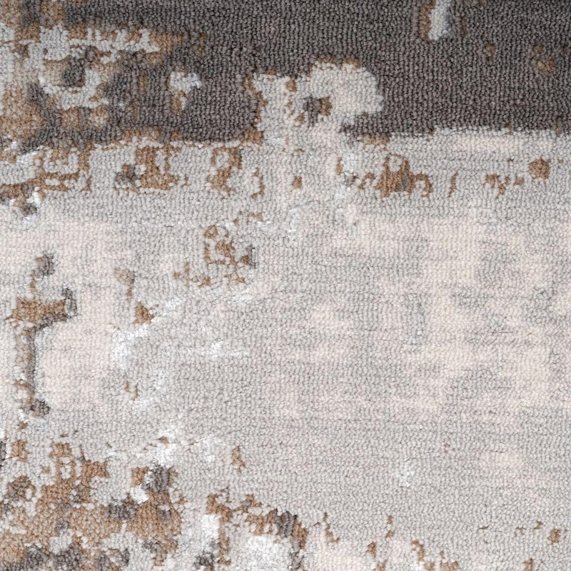 Luxury Greige Painterly Living Room Area Rug Neutral