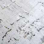 Luxury Large Abstract Living Room Area Rug Metallic