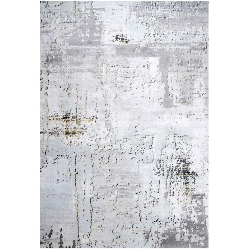 Luxury Large Abstract Living Room Area Rug Metallic