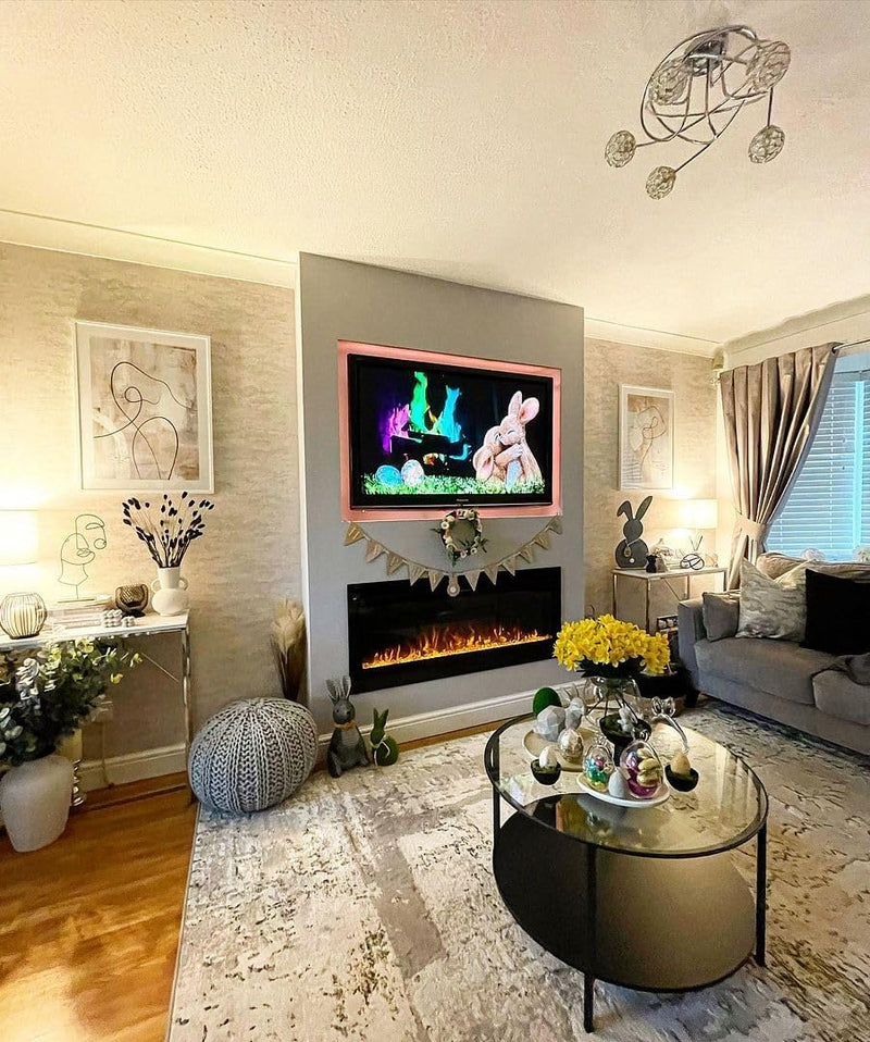 Luxury Large Abstract Living Room Area Rug Metallic