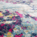 Luxury Large Traditional Distressed Rug Antique Boho Medallion