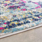Luxury Large Traditional Distressed Rug Antique Boho Medallion