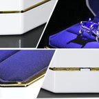 Luxury Ring Box Square Velvet Wedding Case Jewelry