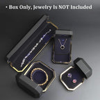 Luxury Ring Box Square Velvet Wedding Case Jewelry