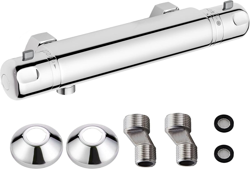 Luxury Thermostatic Shower Mixer Modern Bar for Bathroom