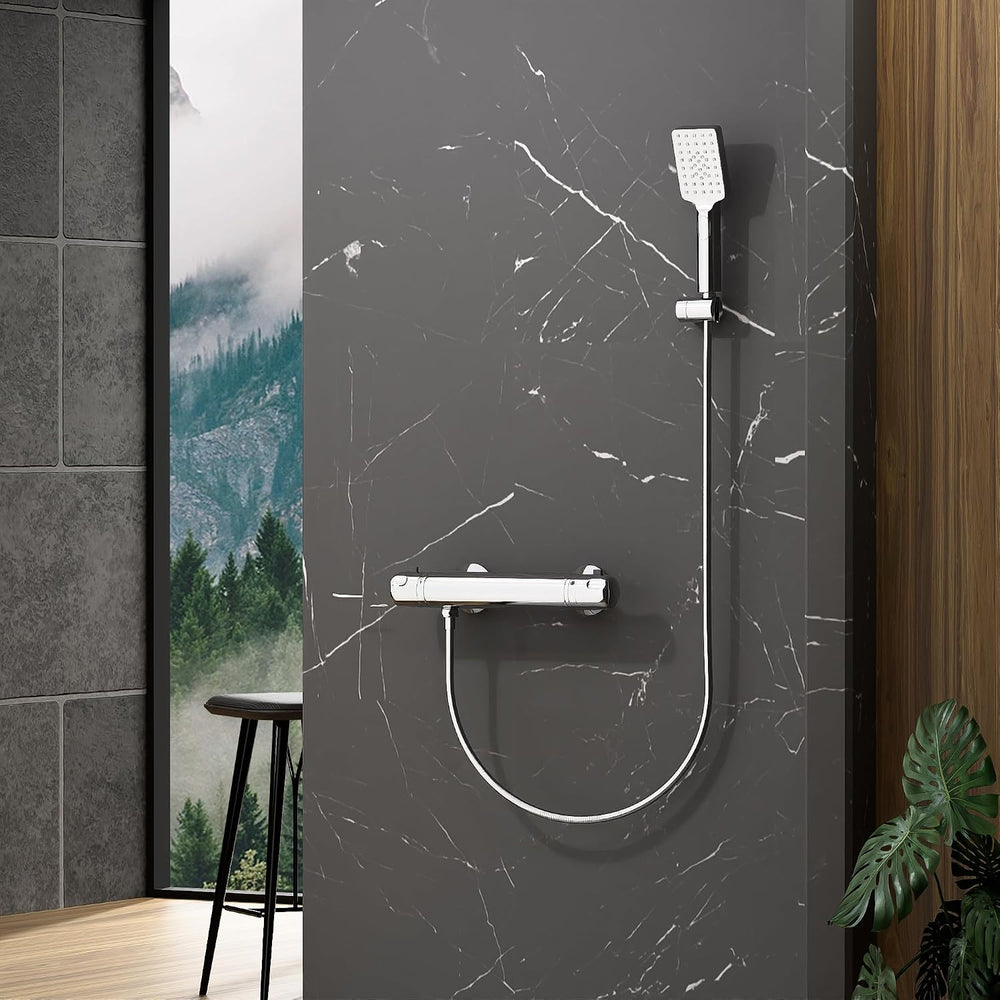 Luxury Thermostatic Shower Mixer Modern Bar for Bathroom