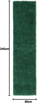 Luxury Thick Pile Emerald Shaggy Living Room Area