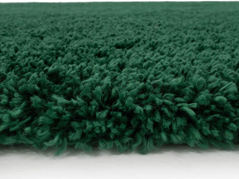 Luxury Thick Pile Emerald Shaggy Living Room Area