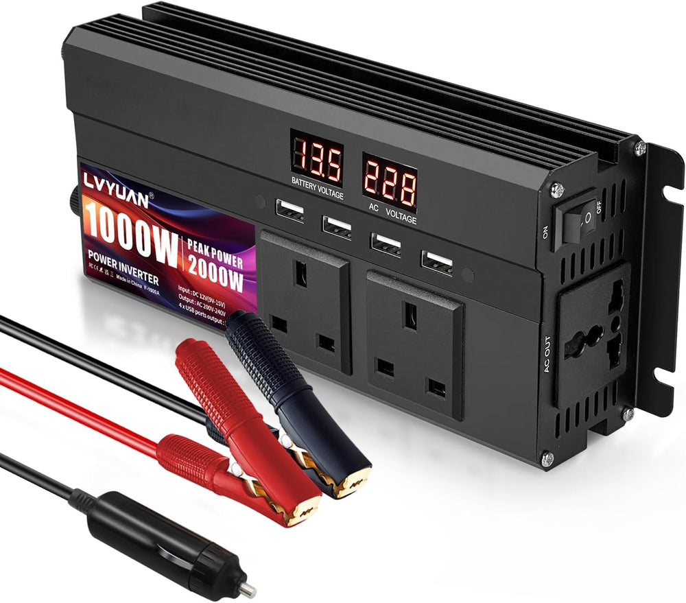 Lvyuan Power Inverter W Dc 12V to 240V