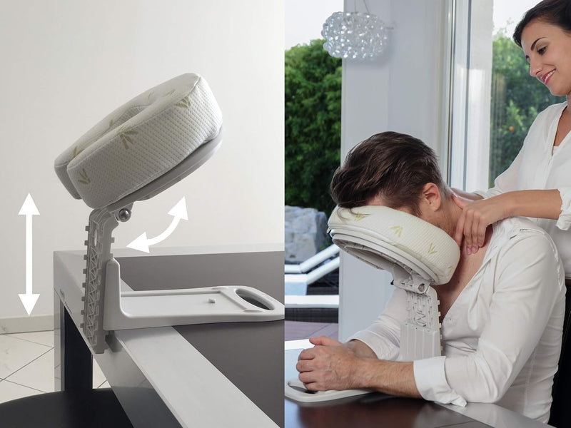 Lying Or Sitting Massage Headrest for Bed Table